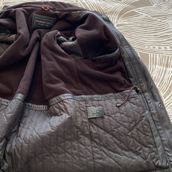 MEMBERS ONLY vintage leather coat 🔥 - Picture 10 of 16